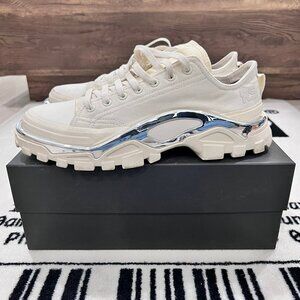 Adidas Raf Simons Detroit Runner Sneakers in Cream